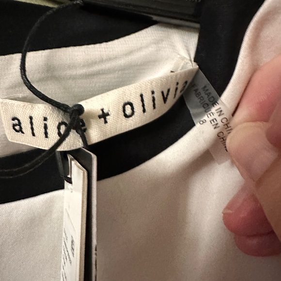 Alice & Olivia Koketit Clyde Aline Mini Shift Dress Sz 8 Sleeveless - Picture 9 of 13